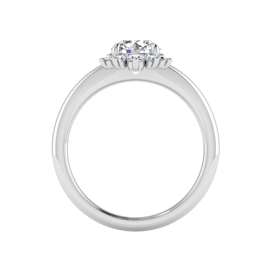 Tatum Halo Engagement Ring